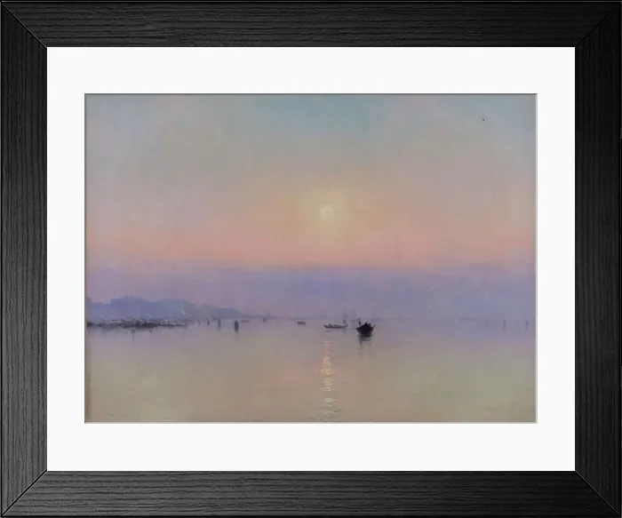 Framed Print : Purple mist, 1902. Creator: Marie Joseph Leon Iwill Framed Print : Purple mist, 1902. Creator: Marie Joseph Leon Iwill