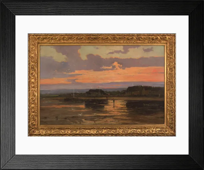 Framed Print : Solitude, in the evening: Morsalines (Channel), c1887. Creator: Marie Joseph Leon Iwill Framed Print : Solitude, in the evening: Morsalines (Channel), c1887. Creator: Marie Joseph Leon Iwill