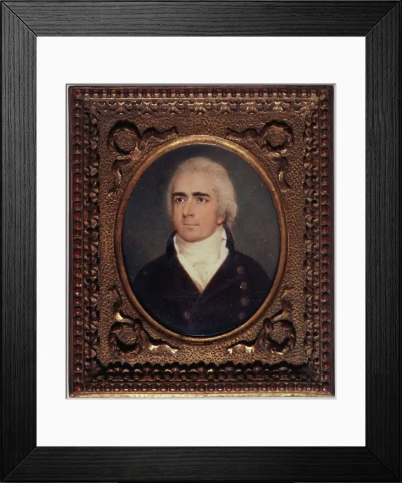 Framed Print : Portrait of a man, c1800. Creator: English School Framed Print : Portrait of a man, c1800. Creator: English School