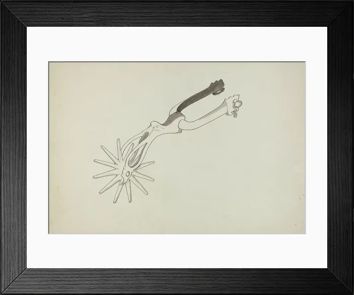 Framed Print : Spur, c. 1936. Creator: J.Henry Marley Framed Print : Spur, c. 1936. Creator: J.Henry Marley