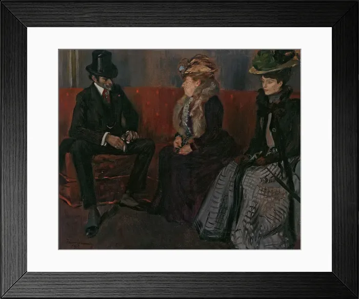 Framed Print : The presentation, 1902. Creator: Pierre Georges Jeanniot Framed Print : The presentation, 1902. Creator: Pierre Georges Jeanniot