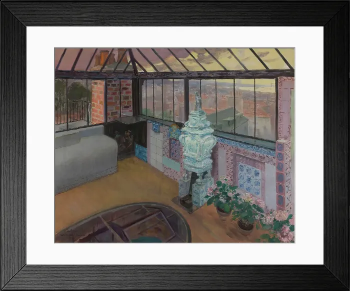 Framed Print : Look-out at Hauteville House, 1896. Creator: Pierre Georges Jeanniot Framed Print : Look-out at Hauteville House, 1896. Creator: Pierre Georges Jeanniot
