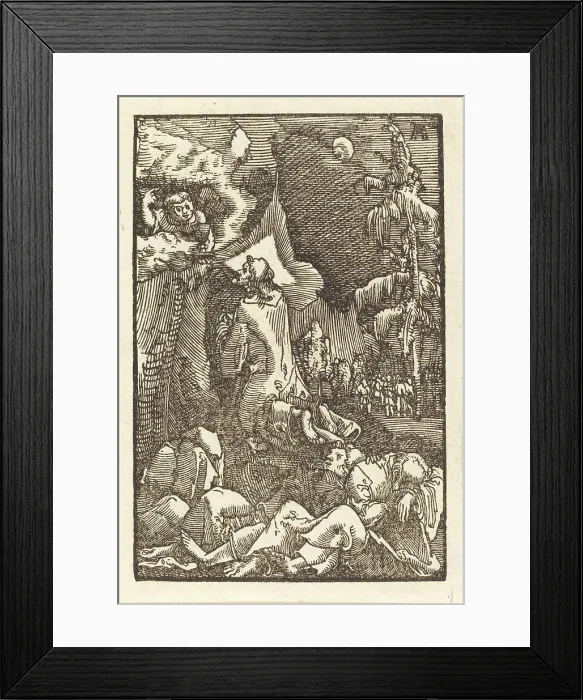 Framed Print : Christ on the Mount of Olives, c. 1513. Creator: Albrecht Altdorfer Framed Print : Christ on the Mount of Olives, c. 1513. Creator: Albrecht Altdorfer