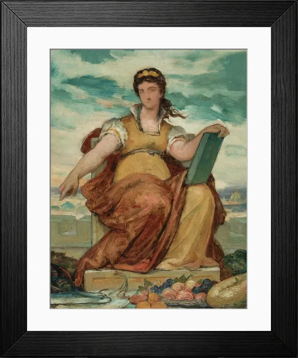 Framed Print : Sketch for the council room of the octroi of Paris - annex of the Hotel de Ville: The... c1875. Creator: Armand Felix Marie Jobbe-Duval Framed Print : Sketch for the council room of the octroi of Paris - annex of the Hotel de Ville: The... c1875. Creator: Armand Felix Marie Jobbe-Duval