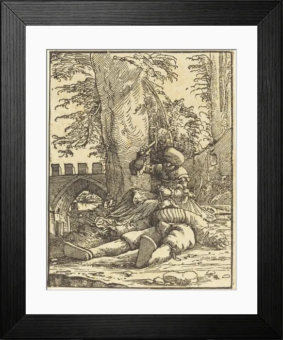 Framed Print : Jael and Sisera, c. 1513. Creator: Albrecht Altdorfer Framed Print : Jael and Sisera, c. 1513. Creator: Albrecht Altdorfer