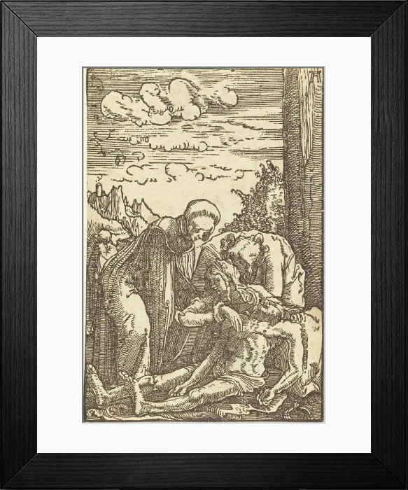 Framed Print : The Lamentation of Christ, c. 1513. Creator: Albrecht Altdorfer Framed Print : The Lamentation of Christ, c. 1513. Creator: Albrecht Altdorfer