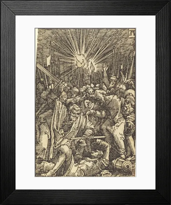 Framed Print : Christ Taken Captive, c. 1513. Creator: Albrecht Altdorfer Framed Print : Christ Taken Captive, c. 1513. Creator: Albrecht Altdorfer