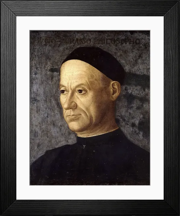 Framed Print : Portrait of the philosopher Lucio Crasso, ca 1465. Creator: Bastiani, Lazzaro (1429-1512) Framed Print : Portrait of the philosopher Lucio Crasso, ca 1465. Creator: Bastiani, Lazzaro (1429-1512)