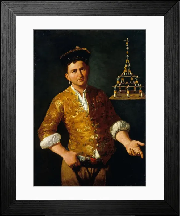 Framed Print : Portrait of a member of the Nicolotti faction, ca 1770. Creator: Maggiotto, Domenico (1713-1794) Framed Print : Portrait of a member of the Nicolotti faction, ca 1770. Creator: Maggiotto, Domenico (1713-1794)