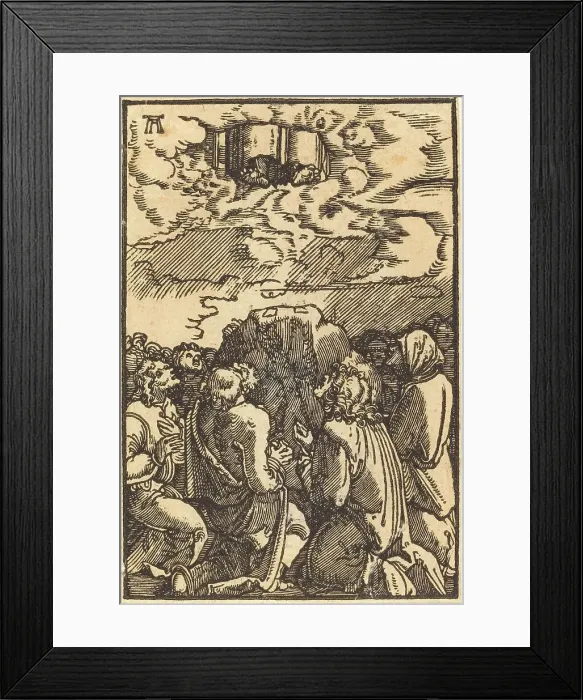 Framed Print : Christ's Ascension, c. 1513. Creator: Albrecht Altdorfer Framed Print : Christ's Ascension, c. 1513. Creator: Albrecht Altdorfer
