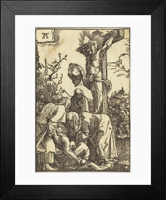 Framed Print : Christ on the Cross, c. 1513. Creator: Albrecht Altdorfer Framed Print : Christ on the Cross, c. 1513. Creator: Albrecht Altdorfer