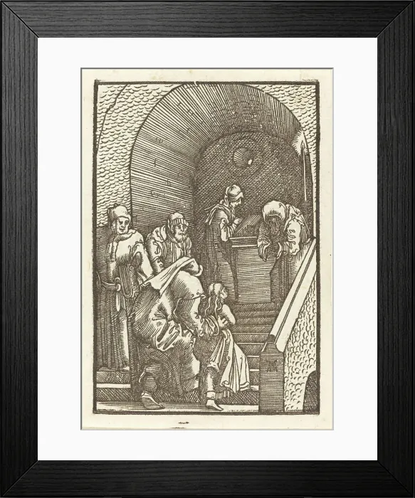 Framed Print : Presentation of the Virgin, c. 1513. Creator: Albrecht Altdorfer Framed Print : Presentation of the Virgin, c. 1513. Creator: Albrecht Altdorfer