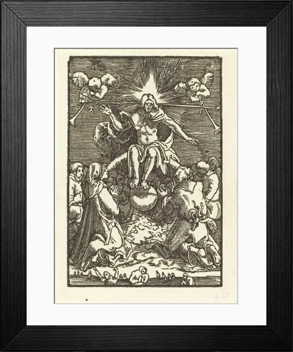 Framed Print : The Last Judgment, c. 1513. Creator: Albrecht Altdorfer Framed Print : The Last Judgment, c. 1513. Creator: Albrecht Altdorfer