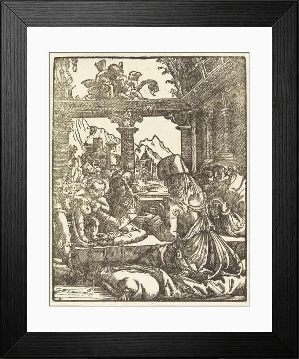 Framed Print : The Holy Kinship, in or after 1520. Creator: Albrecht Altdorfer Framed Print : The Holy Kinship, in or after 1520. Creator: Albrecht Altdorfer