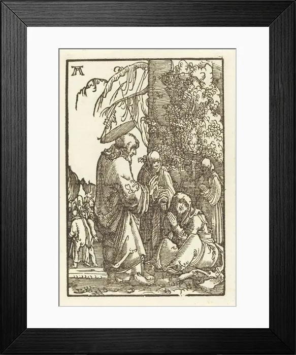Framed Print : Christ Taking Leave of Mary before the Passion, c. 1513. Creator: Albrecht Altdorfer Framed Print : Christ Taking Leave of Mary before the Passion, c. 1513. Creator: Albrecht Altdorfer
