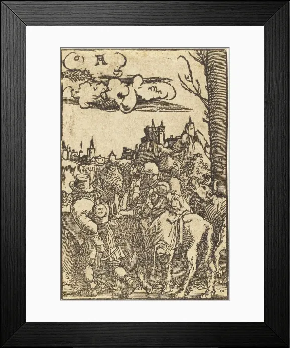 Framed Print : The Flight into Egypt, c. 1513. Creator: Albrecht Altdorfer Framed Print : The Flight into Egypt, c. 1513. Creator: Albrecht Altdorfer