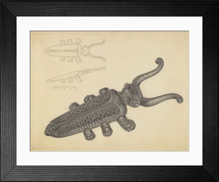 Framed Print : Bootjack, c. 1936. Creator: Filippo Porreca Framed Print : Bootjack, c. 1936. Creator: Filippo Porreca