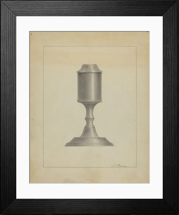 Framed Print : Lamp, c. 1939. Creator: Filippo Porreca Framed Print : Lamp, c. 1939. Creator: Filippo Porreca
