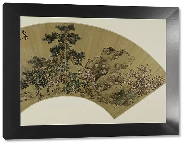 Landscape at the rock, between 1659. Creator: Ying Lan