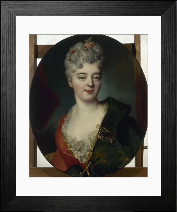 Framed Print : Portrait thought to be Elisabeth Delpech, Marquise de Cailly. Creator: Nicolas de Largilliere Framed Print : Portrait thought to be Elisabeth Delpech, Marquise de Cailly. Creator: Nicolas de Largilliere