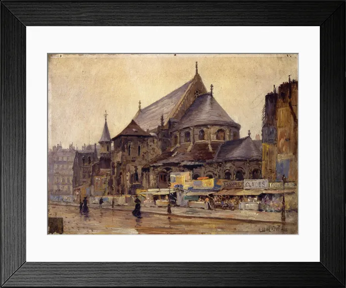 Framed Print : Apse of Saint-Martin-des-Champs church, 1902. Creator: A Lesbroussart