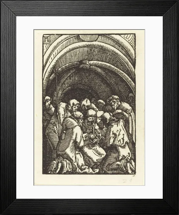 Framed Print : The Death of the Virgin, c. 1513. Creator: Albrecht Altdorfer Framed Print : The Death of the Virgin, c. 1513. Creator: Albrecht Altdorfer