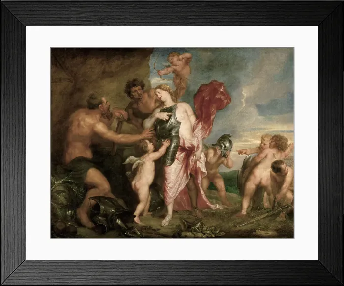 Framed Print : The Visit of Venus to Vulcan, 1631-1632. Creator: Dyck, Sir Anthony van (1599-1641) Framed Print : The Visit of Venus to Vulcan, 1631-1632. Creator: Dyck, Sir Anthony van (1599-1641)