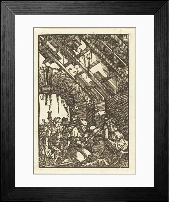 Framed Print : The Adoration of the Magi, c. 1513. Creator: Albrecht Altdorfer