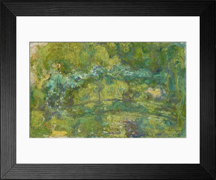 Framed Print : La passerelle sur le bassin aux nymphéas (The Footbridge over the Water-Lily Pond), 1919. Creator: Monet, Claude (1840-1926) Framed Print : La passerelle sur le bassin aux nymphéas (The Footbridge over the Water-Lily Pond), 1919. Creator: Monet, Claude (1840-1926)
