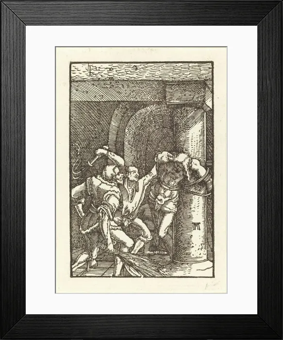 Framed Print : Christ Scourged, c. 1513. Creator: Albrecht Altdorfer Framed Print : Christ Scourged, c. 1513. Creator: Albrecht Altdorfer