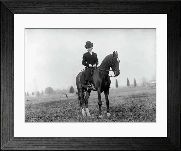 Framed Print : Edgewood Hunt. Ethel Mcmurray, 1912. Creator: Harris & Ewing. Edgewood Hunt. Ethel Mcmurray, 1912. Creator: Harris & Ewing Framed Print : Edgewood Hunt. Ethel Mcmurray, 1912. Creator: Harris & Ewing. Edgewood Hunt. Ethel Mcmurray, 1912. Creator: Harris & Ewing