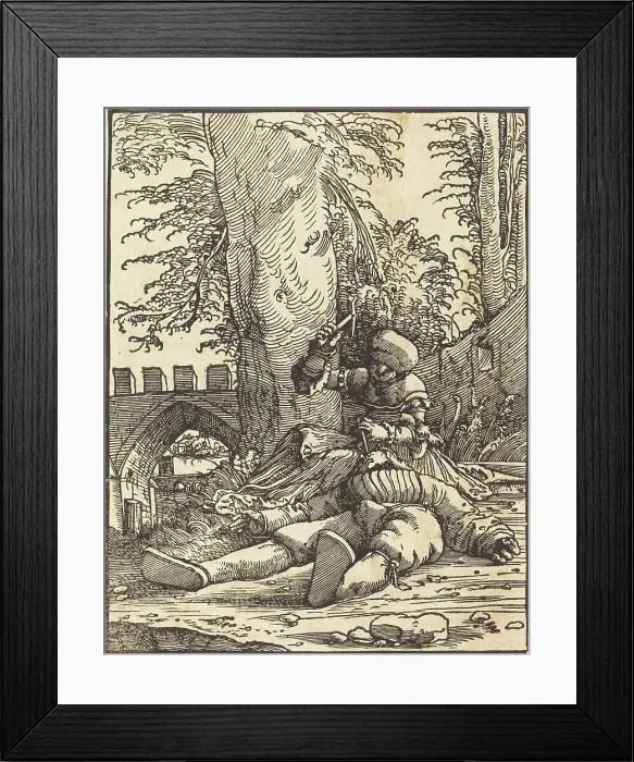 Framed Print : Jael and Sisera, c. 1523. Creator: Albrecht Altdorfer Framed Print : Jael and Sisera, c. 1523. Creator: Albrecht Altdorfer