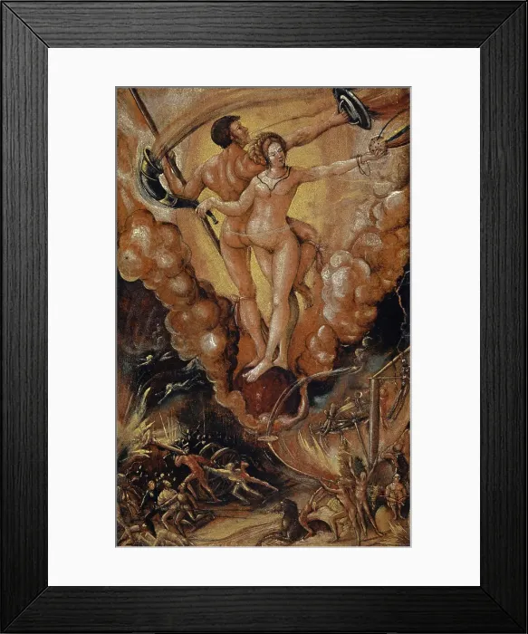 Framed Print : The Wild Army, ca 1513-1515. Creator: Graf, Urs (c. 1485-1527 / 28) Framed Print : The Wild Army, ca 1513-1515. Creator: Graf, Urs (c. 1485-1527 / 28)