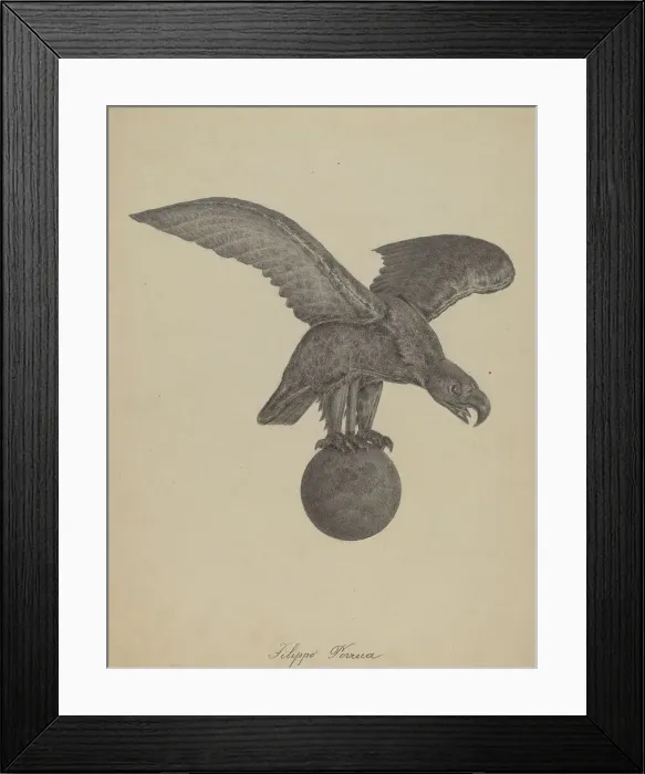 Framed Print : Eagle, 1935 / 1942. Creator: Filippo Porreca Framed Print : Eagle, 1935 / 1942. Creator: Filippo Porreca