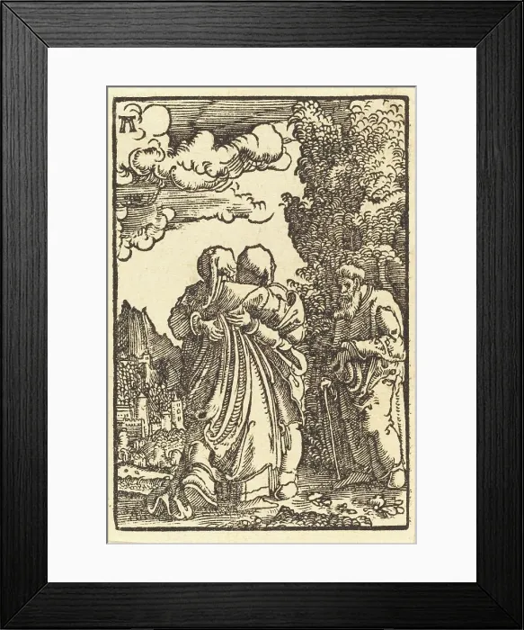 Framed Print : The Visitation, c. 1513. Creator: Albrecht Altdorfer Framed Print : The Visitation, c. 1513. Creator: Albrecht Altdorfer