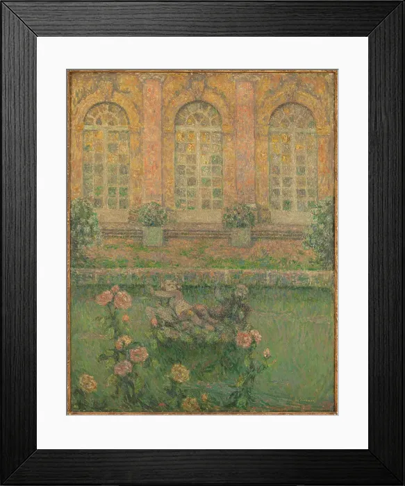 Framed Print : Roses of Trianon, c1917. Creator: Henri Eugene Le Sidaner Framed Print : Roses of Trianon, c1917. Creator: Henri Eugene Le Sidaner