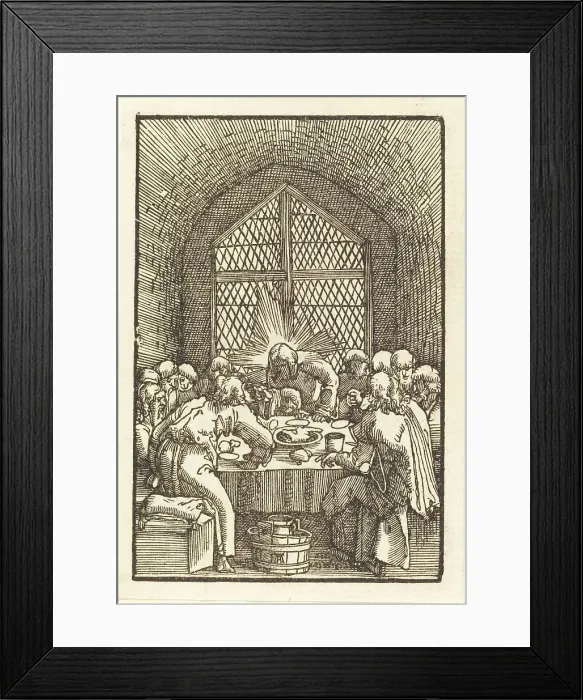 Framed Print : The Last Supper, c. 1513. Creator: Albrecht Altdorfer Framed Print : The Last Supper, c. 1513. Creator: Albrecht Altdorfer