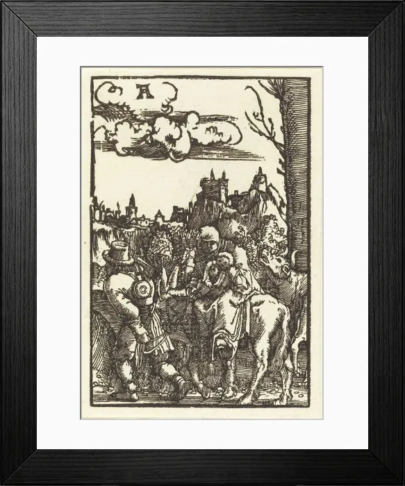 Framed Print : The Flight into Egypt, c. 1513. Creator: Albrecht Altdorfer Framed Print : The Flight into Egypt, c. 1513. Creator: Albrecht Altdorfer