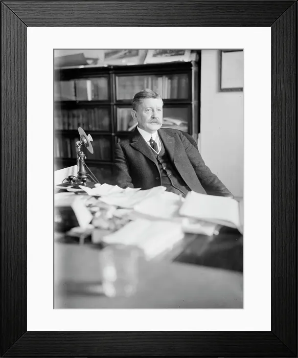 Framed Print : Edward B. Moore, Commissioner of Patents - At Desk, 1912. Creator: Harris & Ewing. Edward B. Moore, Commissioner of Patents - At Desk, 1912. Creator: Harris & Ewing Framed Print : Edward B. Moore, Commissioner of Patents - At Desk, 1912. Creator: Harris & Ewing. Edward B. Moore, Commissioner of Patents - At Desk, 1912. Creator: Harris & Ewing