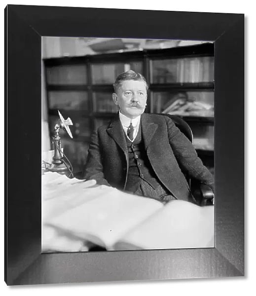 Edward B. Moore, Commissioner of Patents - At Desk, 1912. Creator: Harris & Ewing. Edward B. Moore, Commissioner of Patents - At Desk, 1912. Creator: Harris & Ewing