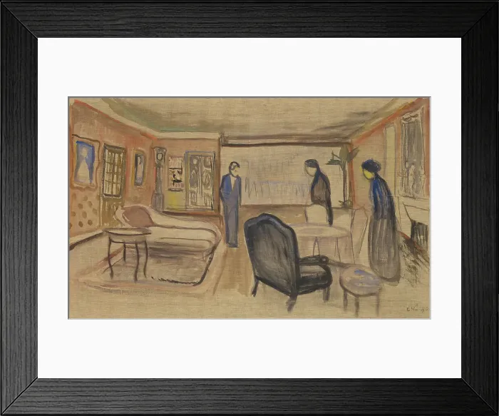Framed Print : Scene from the play Ghosts by Henrik Ibsen, 1906. Creator: Munch, Edvard (1863-1944). Scene from the play Ghosts by Henrik Ibsen, 1906. Creator: Munch, Edvard (1863-1944) Framed Print : Scene from the play Ghosts by Henrik Ibsen, 1906. Creator: Munch, Edvard (1863-1944). Scene from the play Ghosts by Henrik Ibsen, 1906. Creator: Munch, Edvard (1863-1944)