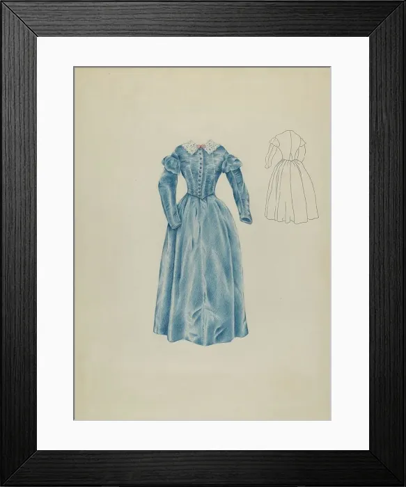 Framed Print : Dress, c. 1937. Creator: Ray Price Framed Print : Dress, c. 1937. Creator: Ray Price