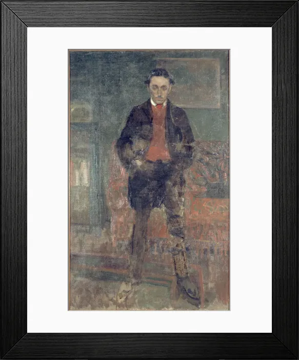 Framed Print : Roland Dorgelès (1886-1973), novelist, c1900. Creator: Louis Marcoussis Framed Print : Roland Dorgelès (1886-1973), novelist, c1900. Creator: Louis Marcoussis