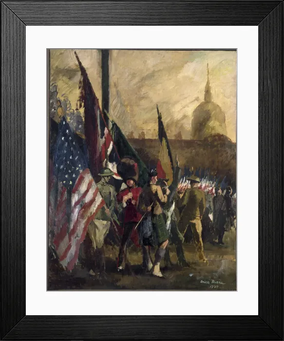 Framed Print : The allies, 1930. Creator: Andre Mare