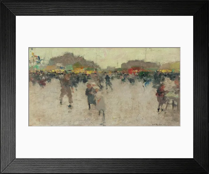 Framed Print : Festival at Place du Trone, Paris, c1890. Creator: Luigi Loir Framed Print : Festival at Place du Trone, Paris, c1890. Creator: Luigi Loir