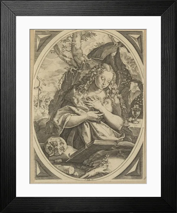 Framed Print : St. Mary Magdalen Penitent, before 1636. Creator: Anon Framed Print : St. Mary Magdalen Penitent, before 1636. Creator: Anon