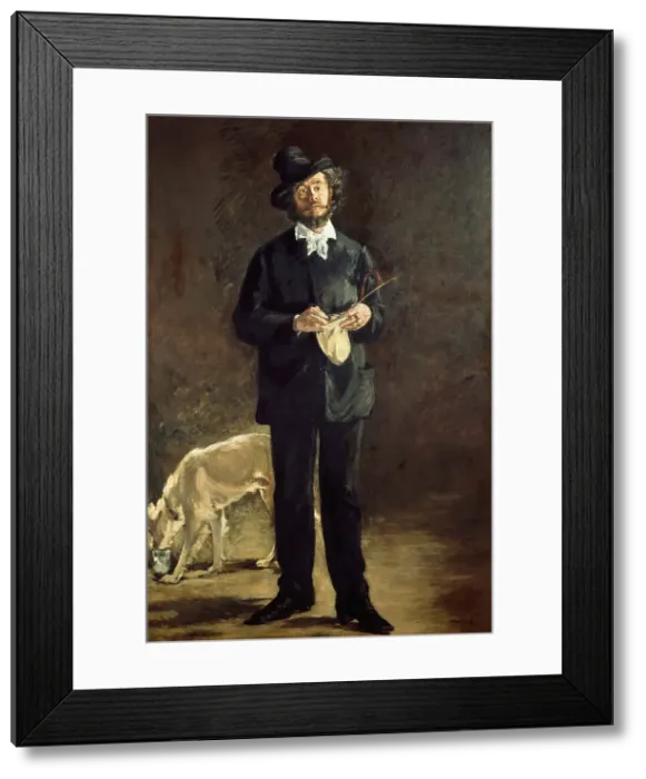 Framed Print : The Artist. Portrait of Marcellin Desboutin, 1875. Creator: Manet, Édouard (1832-1883) Framed Print : The Artist. Portrait of Marcellin Desboutin, 1875. Creator: Manet, Édouard (1832-1883)