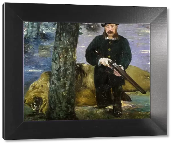 Mister Pertuiset, the Lion Hunter, 1881. Creator: Manet, Édouard (1832-1883)