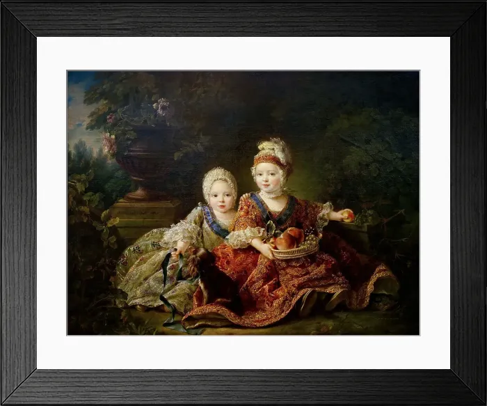 Framed Print : Louis Stanislas Xavier (1755-1824), Count of Provence, and his elder brother, Louis Auguste... 1757 Creator: Drouais, François-Hubert (1727-1775) Framed Print : Louis Stanislas Xavier (1755-1824), Count of Provence, and his elder brother, Louis Auguste... 1757 Creator: Drouais, François-Hubert (1727-1775)