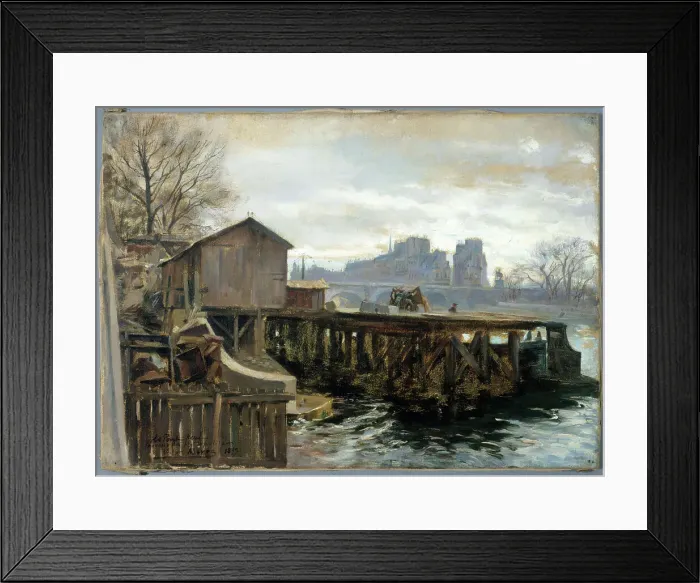Framed Print : Metropolitan work at Pont-Neuf, in 1899. Creator: Victor Marec Framed Print : Metropolitan work at Pont-Neuf, in 1899. Creator: Victor Marec